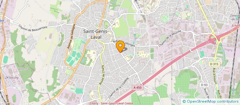 localisation de l'entreprise CLUB PLEINE FORME à SAINT-GENIS-LAVAL