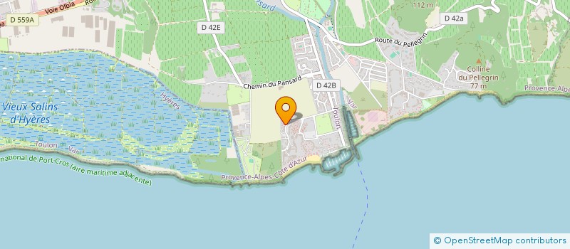 localisation de l'entreprise CLUB PLONGEE DE MIRAMAR à LA LONDE LES MAURES