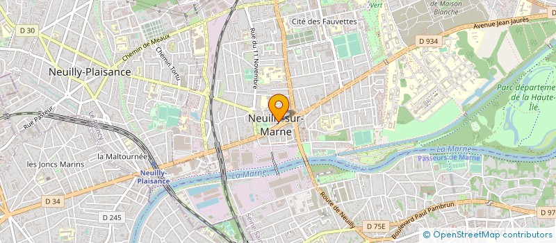 localisation de l'entreprise CLUB PLONGEE NEUILLY SUR MARNE à NEUILLY-SUR-MARNE