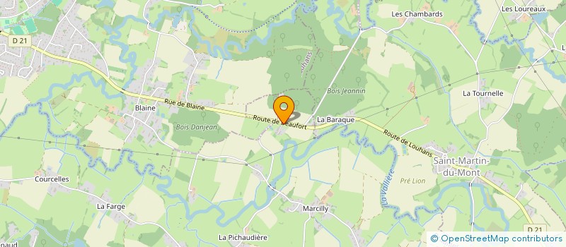 localisation de l'entreprise CLUB PLUS à BRANGES