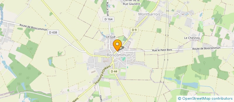 localisation de l'entreprise CLUB PONGISTE DE BOISCOMMUN à BOISCOMMUN