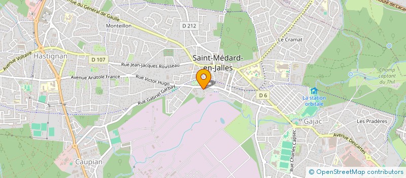 localisation de l'entreprise CLUB PONGISTE DE ST MEDARD à SAINT-MEDARD-EN-JALLES