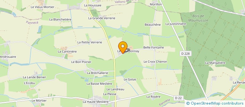 localisation de l'entreprise CLUB PONGISTE DE TEILLE  TEILLE