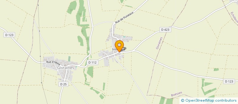 localisation de l'entreprise CLUB PONGISTE DU GATINAIS à GIVRAINES