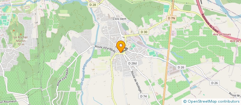 localisation de l'entreprise CLUB PONGISTE NOVAIS  NOVES