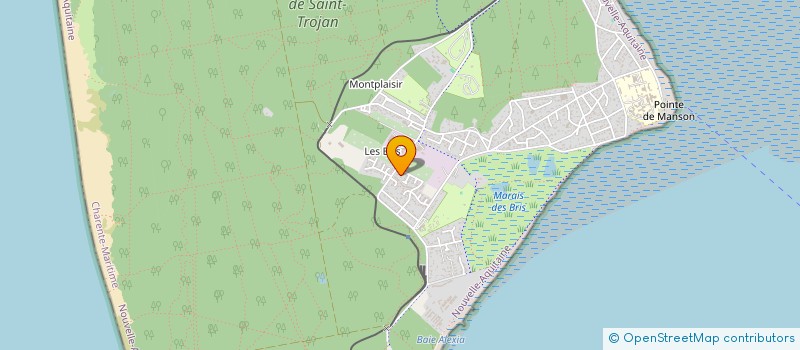 localisation de l'entreprise CLUB PONGISTE OLERONAIS  SAINT-TROJAN-LES-BAINS