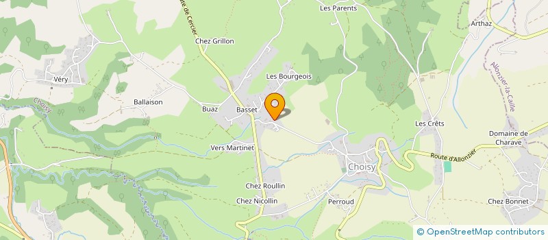 localisation de l'entreprise CLUB POUR TOUS à LA BALME-DE-SILLINGY