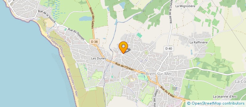 localisation de l'entreprise CLUB POUR UNE RETRAITE ACTIVE CULTURELLE ET SPORTIVE DE BREM SUR MER (C.R.A.C.S.) à BREM-SUR-MER