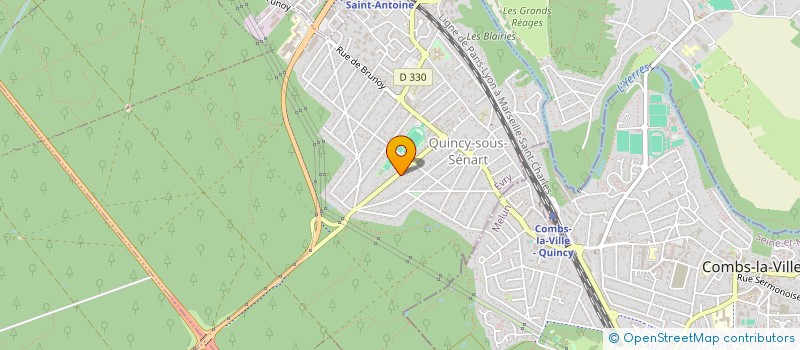 localisation de l'entreprise CLUB POUZOU  QUINCY-SOUS-SENART