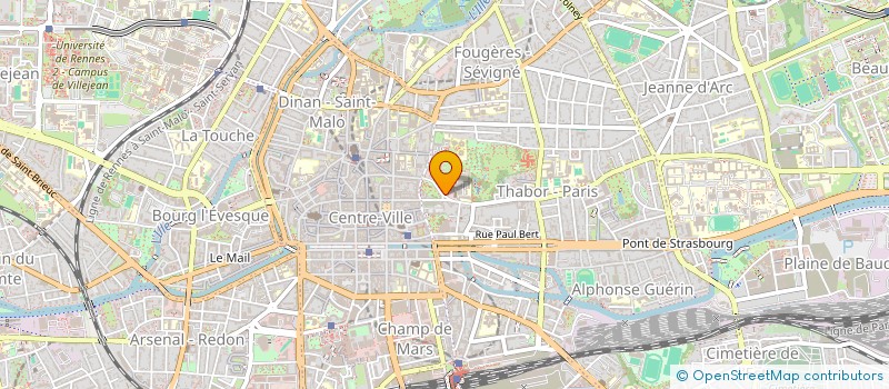 localisation de l'entreprise CLUB PRESSE DE RENNES ET DE BRETAGNE à RENNES