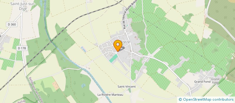 localisation de l'entreprise CLUB PRIMEVERE  BELLEVIGNE-LES-CHATEAUX