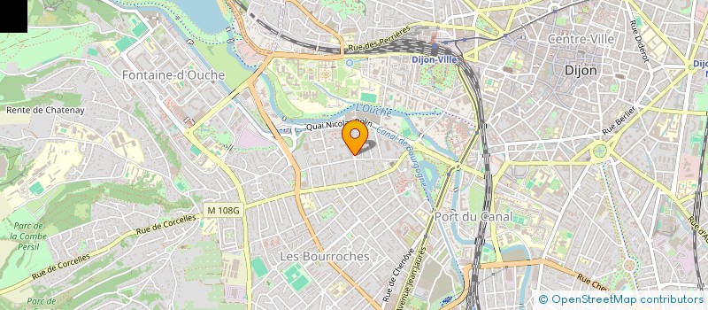 localisation de l'entreprise CLUB PRODIALOG/DAVID DEREPAS  DIJON