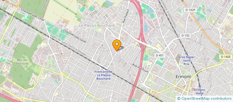 localisation de l'entreprise CLUB PROMOTION SPORT CHIENS TRAINEAU  LE PLESSIS-BOUCHARD