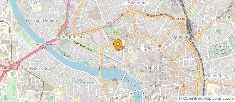 localisation de l'entreprise CLUB PROPRIETAIRES RES LE PARC SOUBIRAN à TOULOUSE