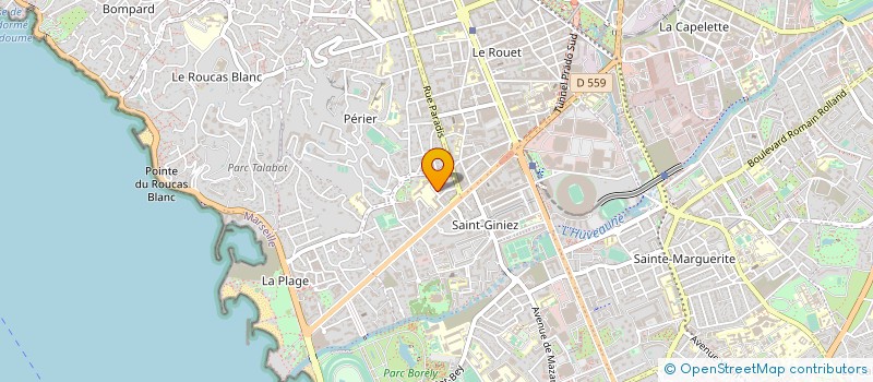 localisation de l'entreprise CLUB PROVENCE à MARSEILLE