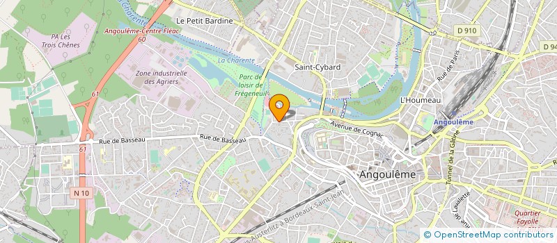 localisation de l'entreprise CLUB PUGILISTIQUE ANGOUMOISIN à ANGOULEME