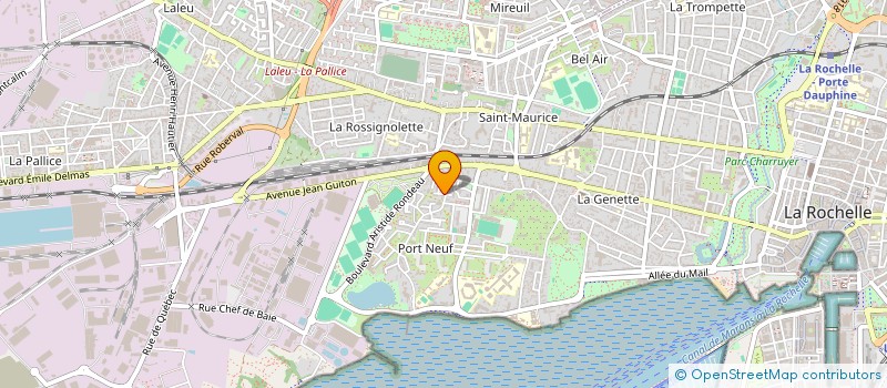 localisation de l'entreprise CLUB PYRAMIDDE ROCHELAIS  LA ROCHELLE