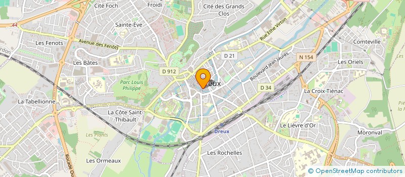 localisation de l'entreprise CLUB PYRAMIDE DROUAIS à DREUX