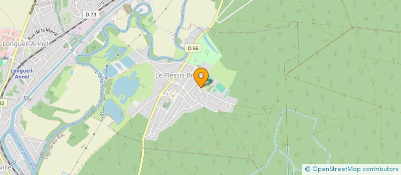 localisation de l'entreprise CLUB PYRAMIDE PYRABRION  LE PLESSIS-BRION