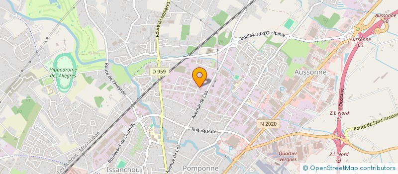 localisation de l'entreprise CLUB QUALITE INGRES  MONTAUBAN