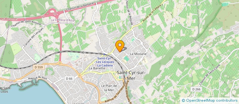 localisation de l'entreprise CLUB QUESTIONS POUR UN CHAMPION à SAINT-CYR-SUR-MER