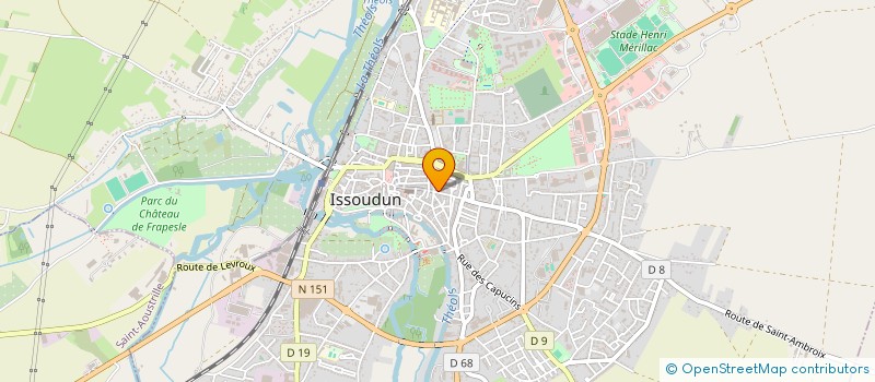 localisation de l'entreprise CLUB QUESTIONS POUR UN CHAMPION D'ISSOUDUN à ISSOUDUN