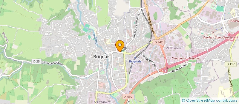 localisation de l'entreprise CLUB QUESTIONS POUR UN CHAMPION DE BRIGNAIS à BRIGNAIS