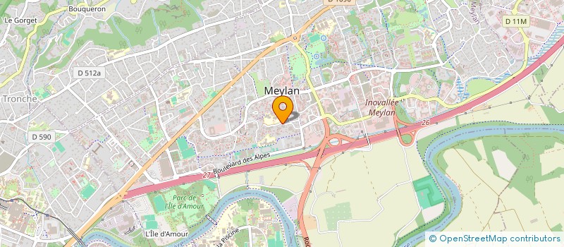 localisation de l'entreprise CLUB QUESTIONS POUR UN CHAMPION DE GRENOBLE  MEYLAN