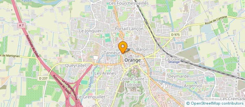 localisation de l'entreprise CLUB RADIOCOMMANDE THERMIQUE ORANGE à ORANGE