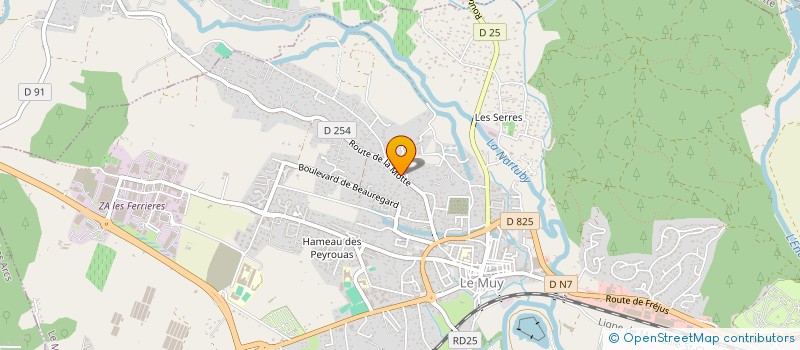 localisation de l'entreprise CLUB RANDONNEE MUYOIS  LE MUY