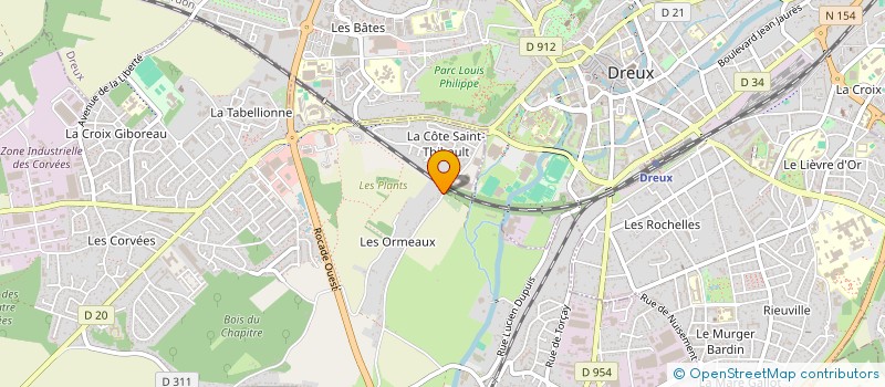localisation de l'entreprise CLUB RANDONNEES EQUESTRES VERNOUILLET à VERNOUILLET