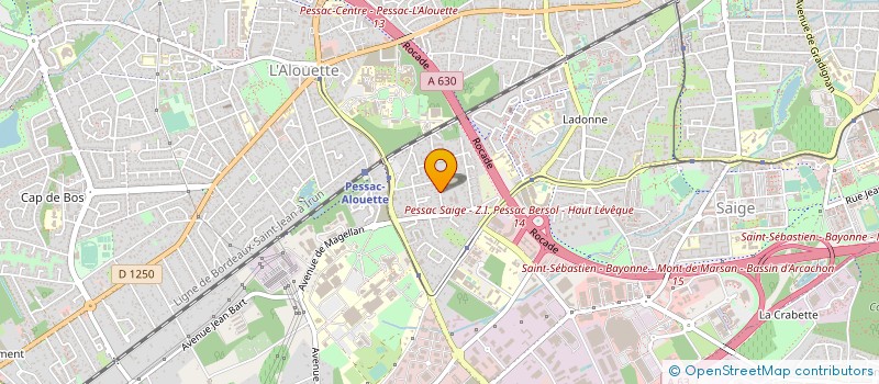 localisation de l'entreprise CLUB RECIFAL D'AQUITAINE à PESSAC