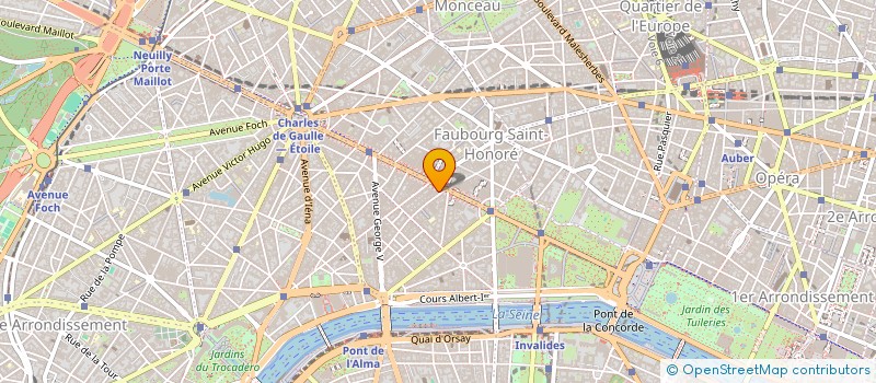 localisation de l'entreprise CLUB REFERENCE  PARIS