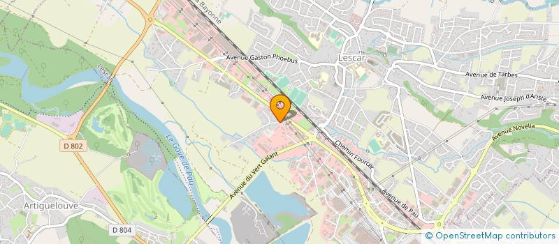 localisation de l'entreprise CLUB REGION ENTREPRISE PEPINIERE INSERTI à LESCAR