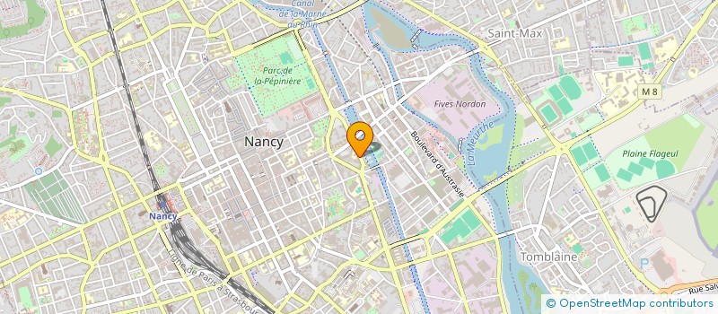 localisation de l'entreprise CLUB REGIONAL D'ENTREPRISES PARTENAIRES DE L'INSERTION EST  MAXEVILLE