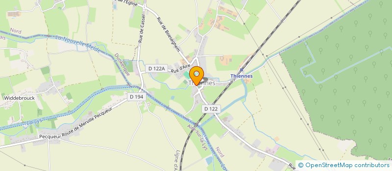 localisation de l'entreprise CLUB RENCONTRE DES RETRAITES DE THIENNES à THIENNES