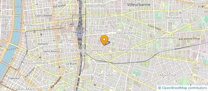 localisation de l'entreprise CLUB RENCONTRE ET AMITIE  LYON