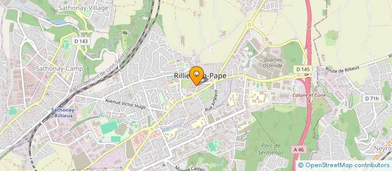 localisation de l'entreprise CLUB RENCONTRE ET AMITIE DE RILLIEUX VILLAGE à RILLIEUX-LA-PAPE