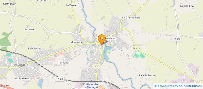 localisation de l'entreprise CLUB RENCONTRES à CHATELAUDREN-PLOUAGAT
