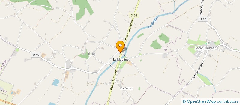 localisation de l'entreprise CLUB RENCONTRES  CUQ