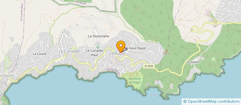 localisation de l'entreprise CLUB RENCONTRES ET AMITIES à RAYOL-CANADEL-SUR-MER