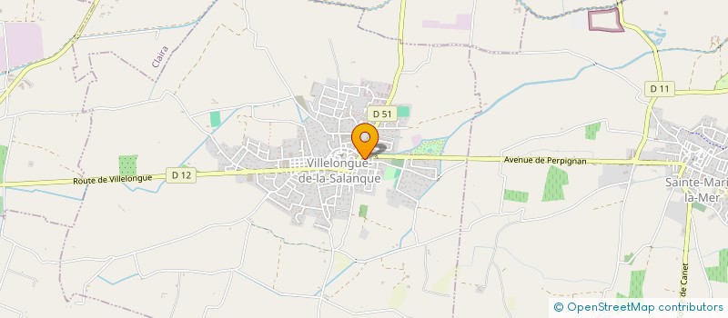 localisation de l'entreprise CLUB RENCONTRES ET AMITIES  VILLELONGUE-DE-LA-SALANQUE