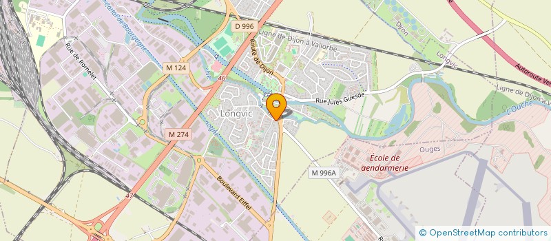 localisation de l'entreprise CLUB RENCONTRES ET LOISIRS à LONGVIC