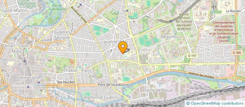 localisation de l'entreprise CLUB RENNAIS AQUARIOPHILE à RENNES