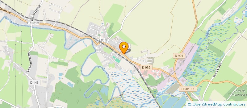 localisation de l'entreprise CLUB RESTAURAT CIRCUIT EAUX VIVES TRADIT  ATTIN