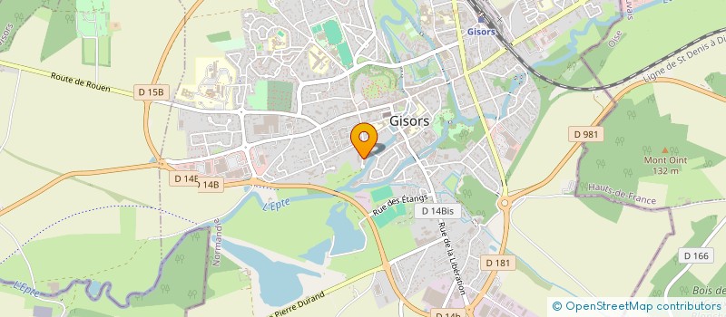 localisation de l'entreprise CLUB RETRAITE ET LOISIRS DE GISORS ET ENVIRONS à GISORS