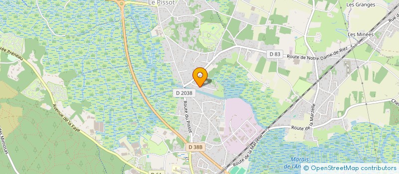 localisation de l'entreprise CLUB RETRAITES AMITIE  NOTRE-DAME-DE-RIEZ