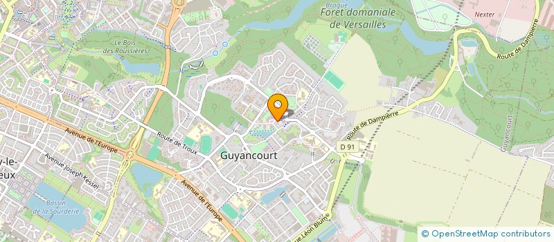 localisation de l'entreprise CLUB RETRAITES ET ANCIENS DE GUYANCOURT à GUYANCOURT