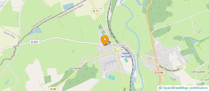localisation de l'entreprise CLUB RETRAITES VALLON EN SULLY à VALLON-EN-SULLY
