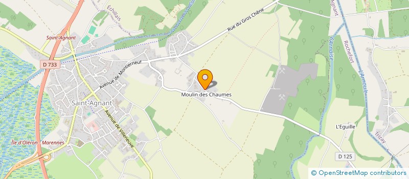 localisation de l'entreprise CLUB ROCHEFORTAIS CHIEN DEFENSE  ECHILLAIS